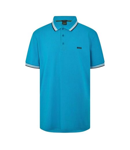 Polo Paddy Euro Homme Turquoise Vif Turquoise Pâle Boss