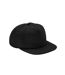 Casquette Motif/style 5 Panneaux Noir Beechfield-1
