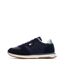 Baskets marine homme tommy hilfiger runner flag-1