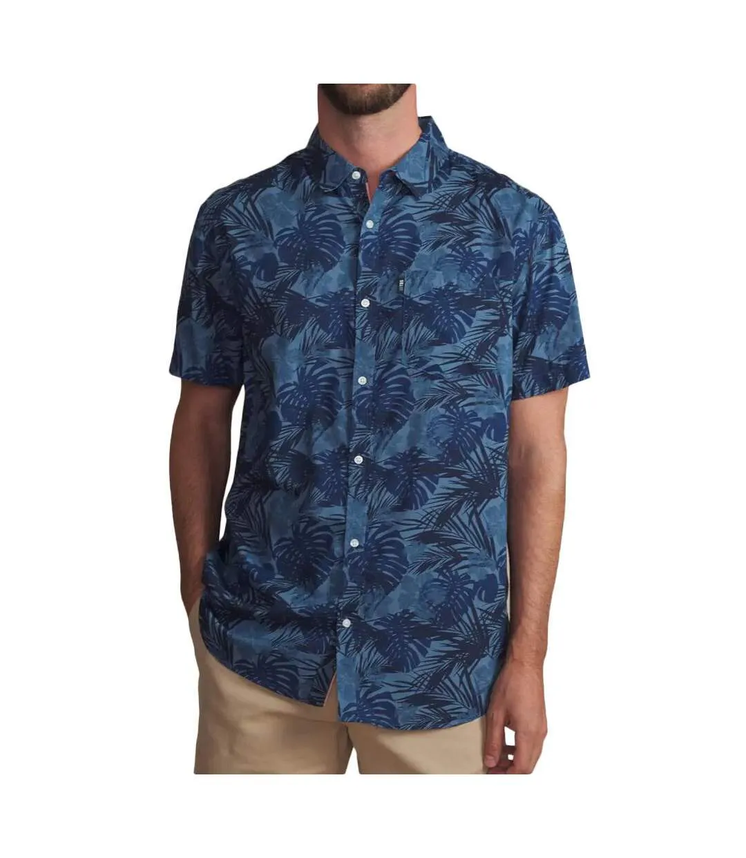 Chemise marine homme tbs eliescha-1