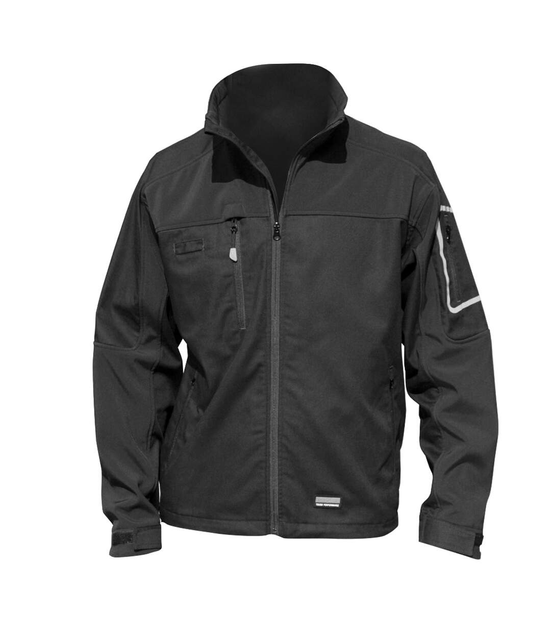 Mens sabre stretch work performance jacket black Result-1