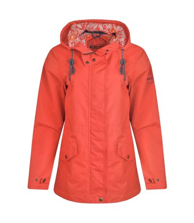 Womens/ladies kimia showerproof jacket tango red Weird Fish