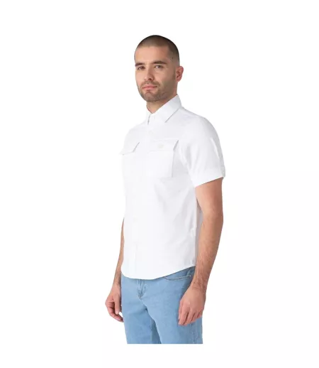Chemise Mr Social Homme Blanc Luke 1977