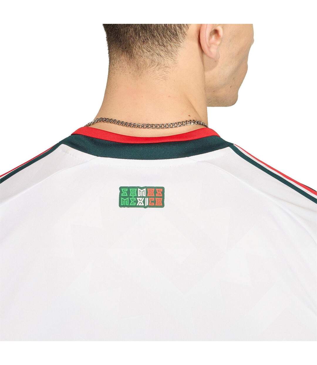 Maillot Extérieur Motif/style Mexique Homme Blanc Vert Adidas-4