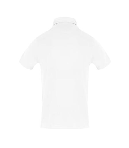 Mens Logo Pique Polo Shirt White Aquascutum