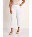 Legging court uni ceinture élastiquée-1