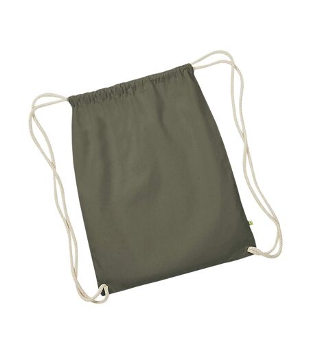 Earthaware Organic Gymsac One Size Olive Green Westford Mill