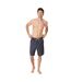 Mens quick dry cargo pocket swim shorts dark grey Maine