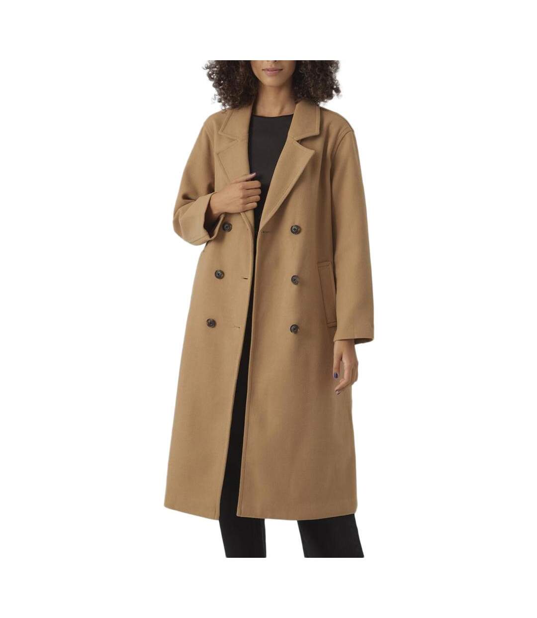 Manteau Camel Femme Vero Moda Vinceelly - M-1