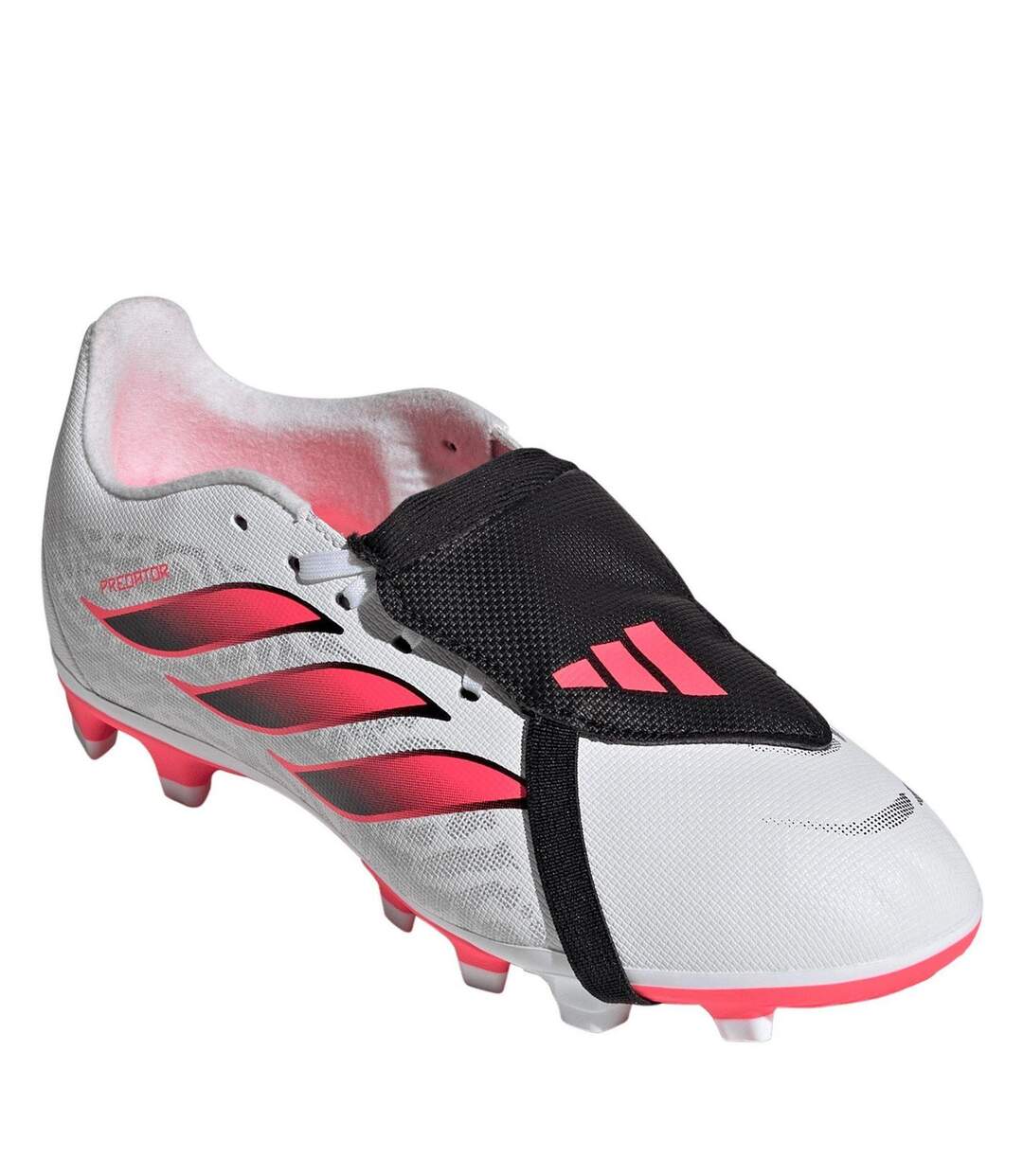 Chaussures De Foot Pour Terrain Ferme Motif/style Se Rabat Sur L'avant Predator Club Femme Blanc Corail Adidas-3