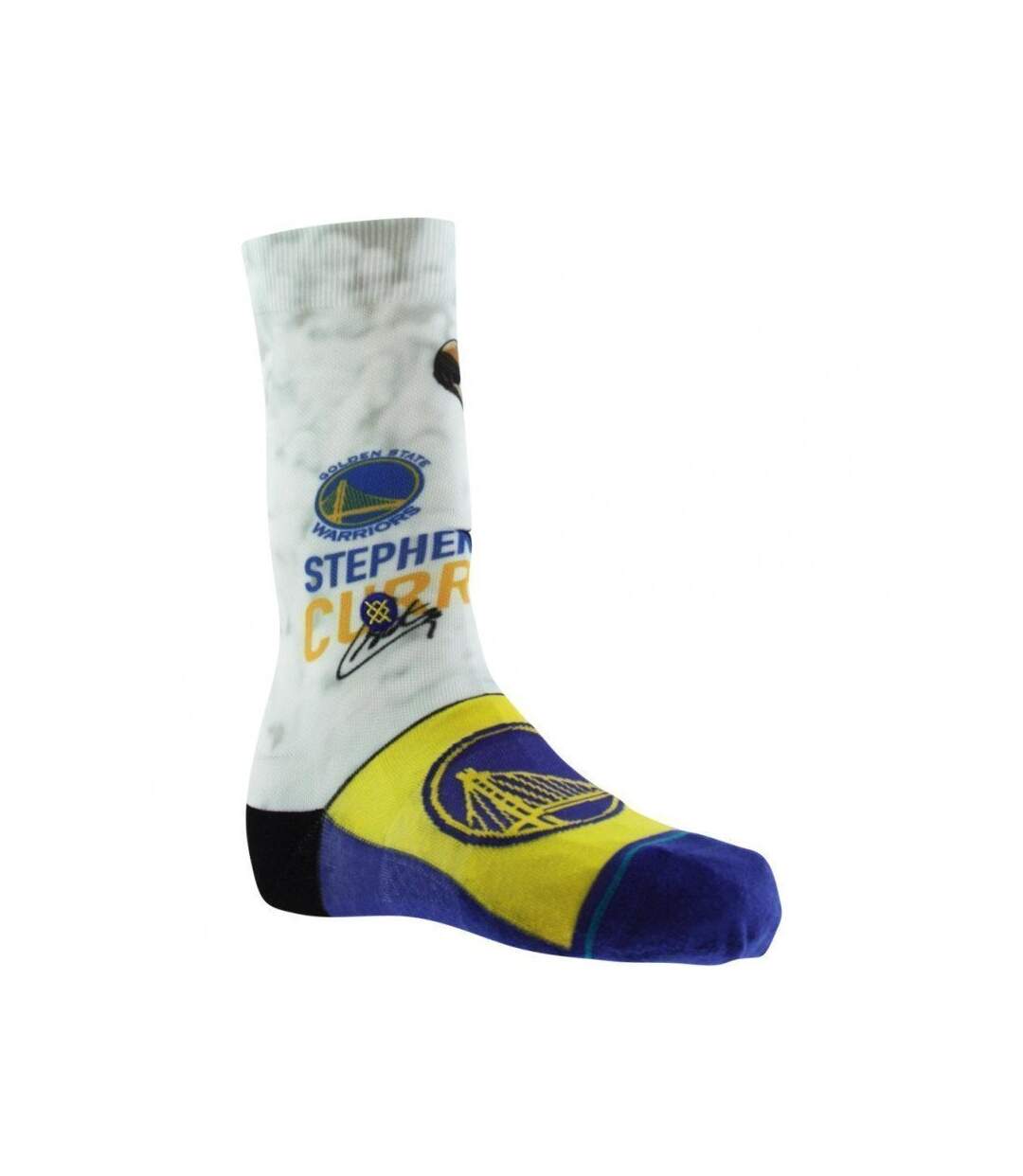 STANCE Chaussettes Homme Microcoton STEPHBIGHEAD Blanc Jaune NBA