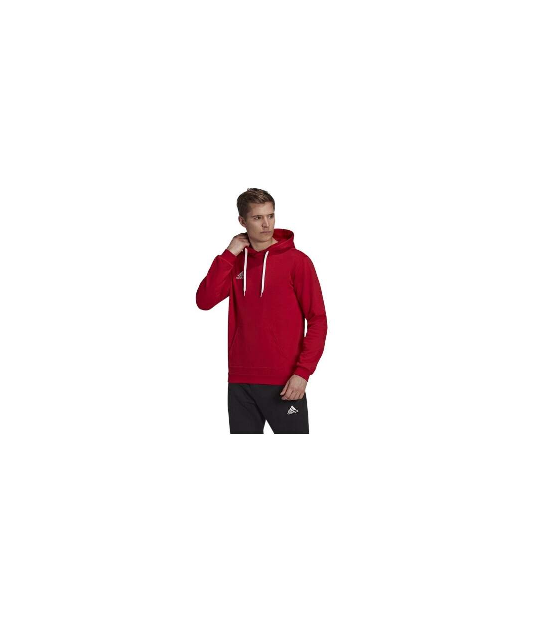 Sweat À Capuche Entrada Homme Rouge Adidas-1