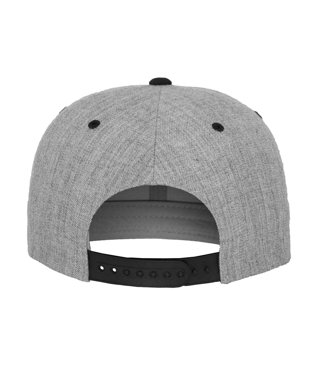 Classic Two Tone Cap Heather Grey Black Flexfit-2