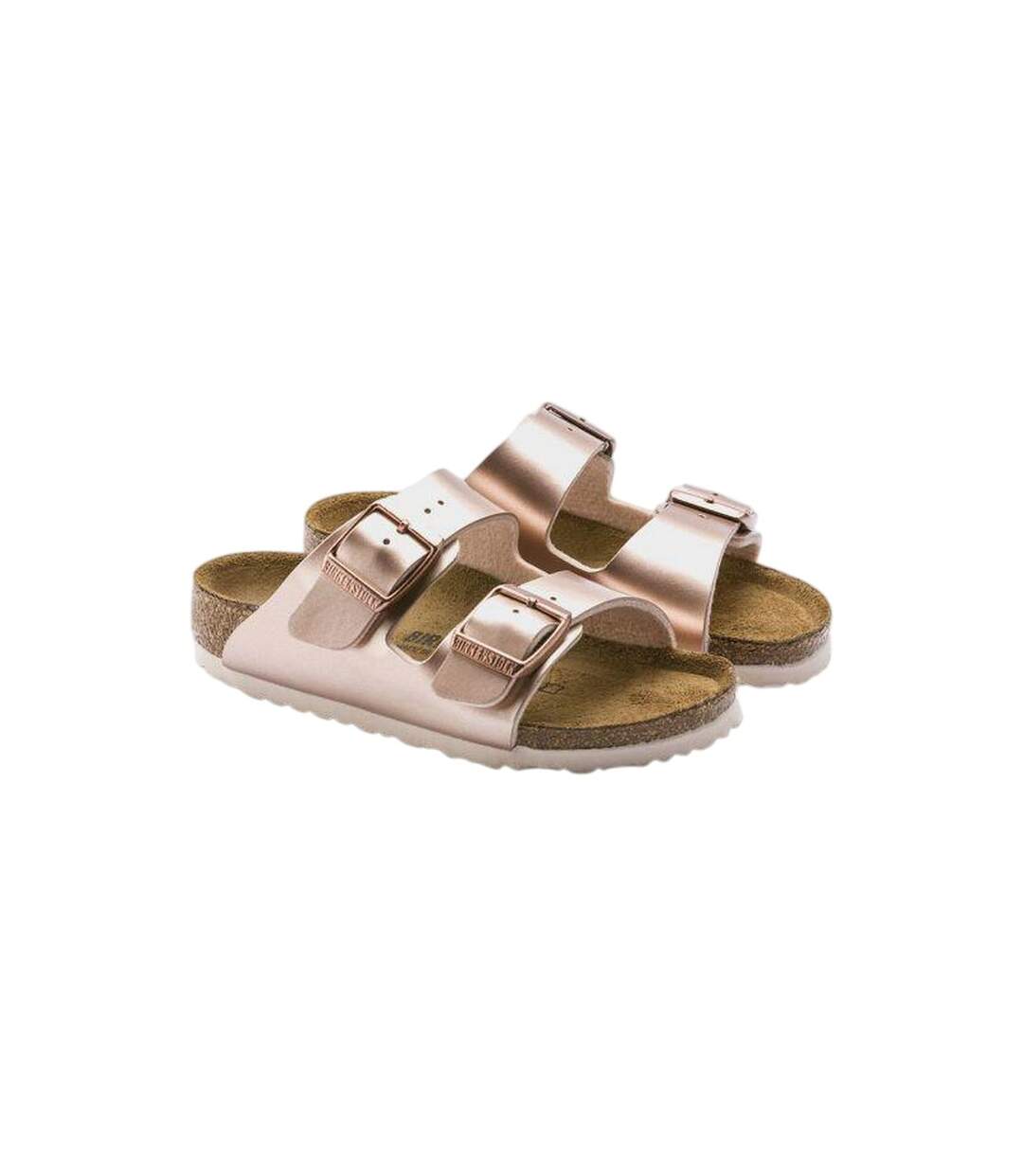 Childrens/kids Arizona Sandals Pink Birkenstock-3