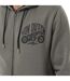 Sweat zippé homme à capuche en molleton 320gr et print devant Free Vondutch-2