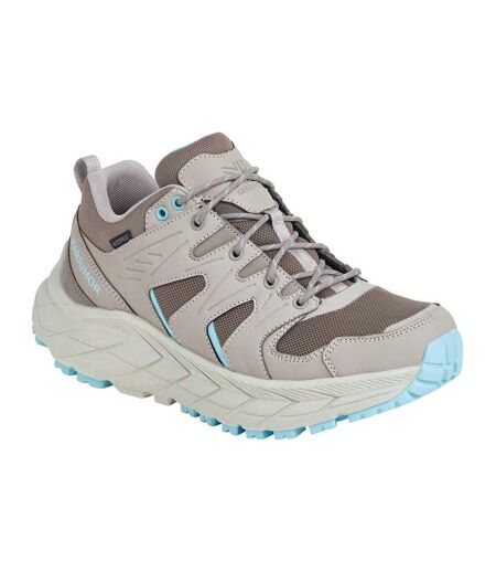 Chaussures De Randonnée Femme Beige Taupe Vert Sarcelle Karrimor