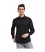 Chemise Manches Longues Homme Noir Russell Collection-1
