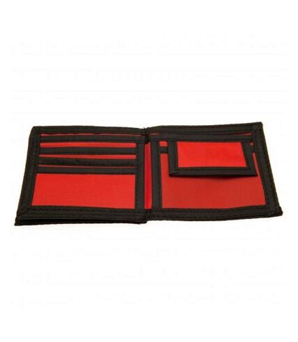 Arsenal FC Canvas Touch Fastening Wallet (Black/Red) (4.3 x 3.9in) - UTTA719