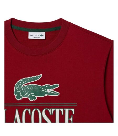Mens Oversized Sweatshirt Orange Lacoste