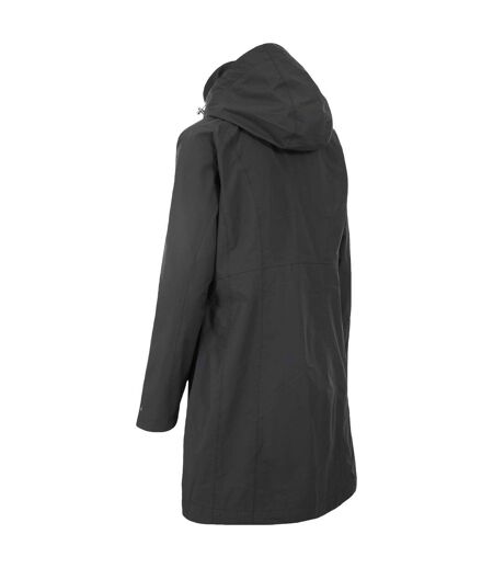 Womens/ladies Rainy Day Waterproof Jacket Black Trespass