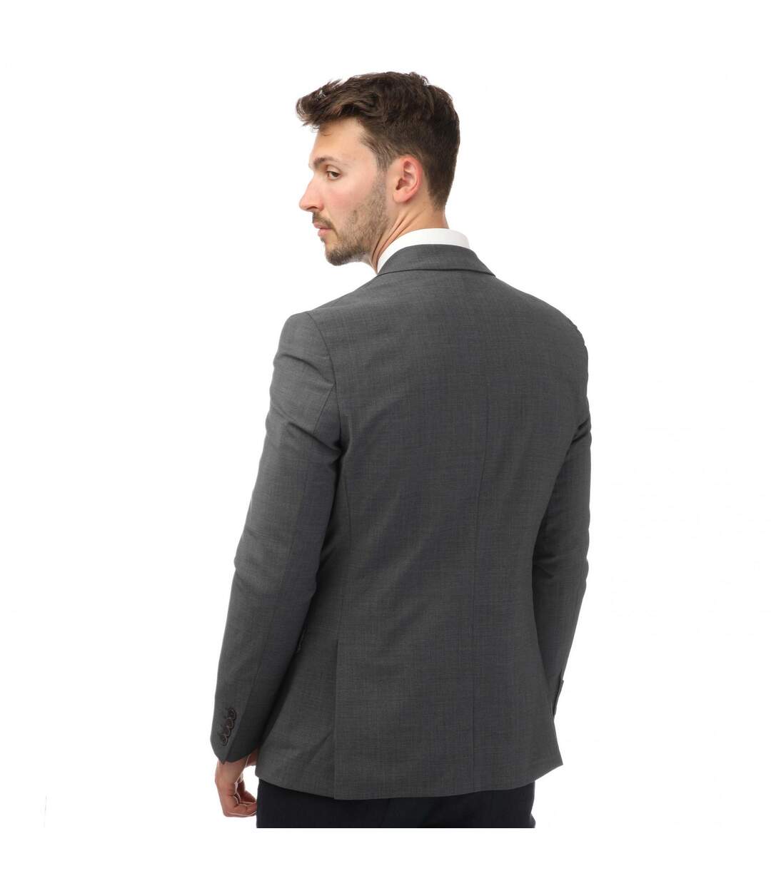 Mens Formal Suit Jacket Charcoal Ted Baker-2