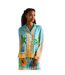 Womens/ladies Rio Regular Long-sleeved Shirt Blue Never Fully Dressed-4