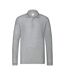 Polo Premium Homme Gris Clair Chiné Fruit Of The Loom-1