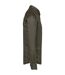 Mens linen long-sleeved shirt organic khaki Spasso-3