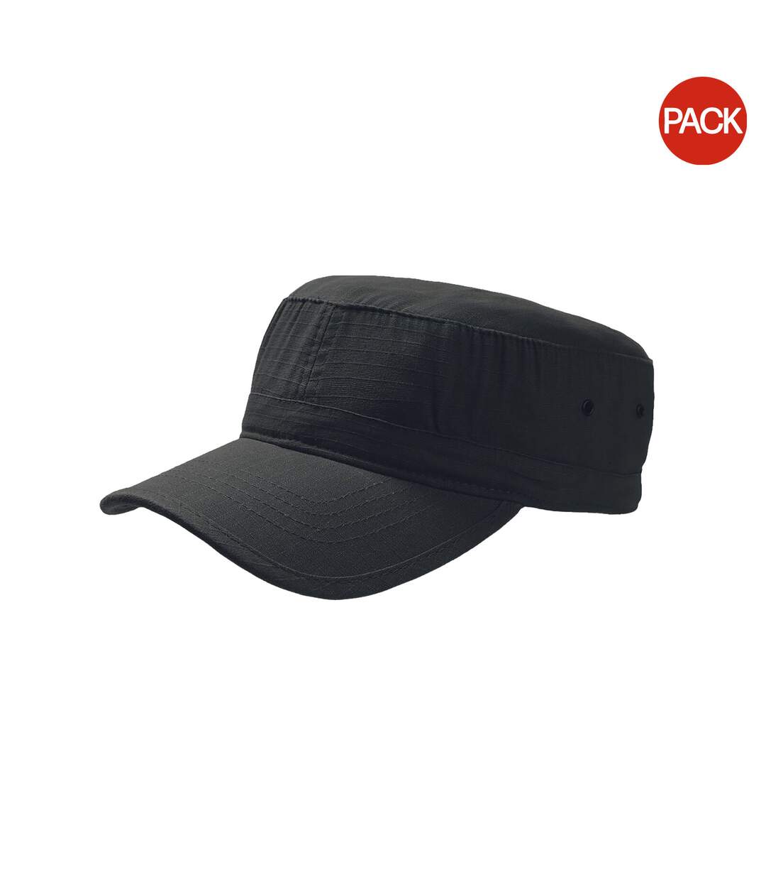 Atlantis Army Military Cap (Pack of 2) (Black) - UTAB424-1