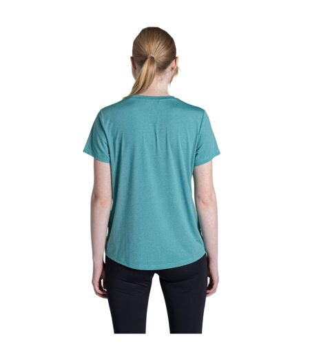 T-shirt Uni Manches Courtes Ellie Femme Turquoise Craghoppers