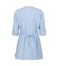 Regatta Womens/Ladies Nemora Ticking Stripe Cotton Blouse (Powder Blue) - UTRG8922