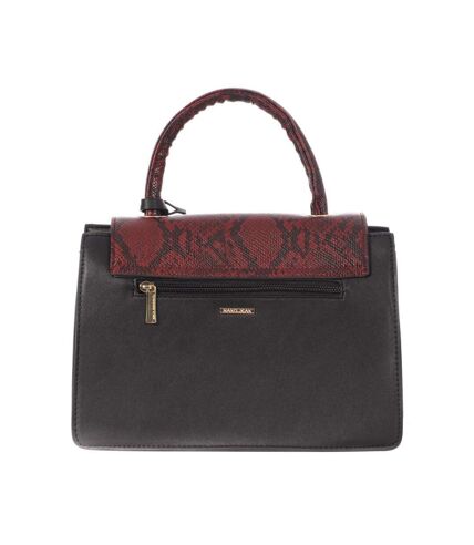 Sac à main Rouge/Noir Femme Manoukian Saint Paul - Taille unique