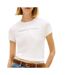 T-shirt blanc femme tommy hilfiger linearp-1