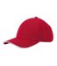 Casquette De Baseball Motif/style 6 Panneaux Earthaware Rouge Classique Blanc Beechfield-2