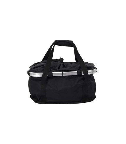 Panier Clipsable avec 2 Anses Vélo 42cm Noir