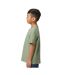 T-shirt Enfant Vert De Gris Gildan-3