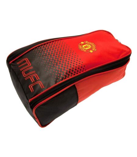 Manchester United FC Official Soccer Fade Design Bootbag (Red/Black) (One Size)