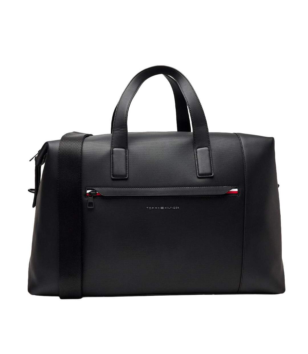 Sac de voyage noir homme tommy hilfiger corp duffle-1