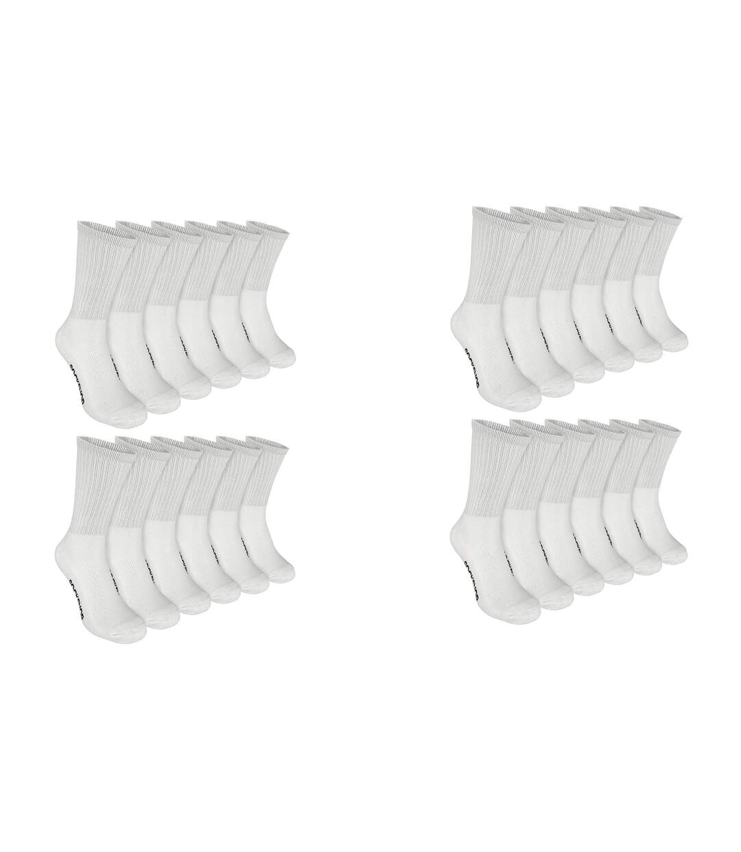 Mens 24 Pairs Bamboo Cotton Sports Socks-1