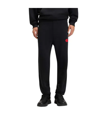 Mens Dilvanos Regular Joggers Black Hugo Boss