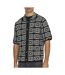 Chemise à maille noir/blanc homme only & sons bart rlx 5 ss-1