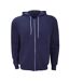 Canvas Sweat À Capuche Et Fermeture Zippée Homme Bleu Marine Bella + Canvas-1