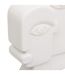 Statuette Visage en Céramique Soleya 26cm Blanc-2