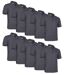 Lot 10 Polos manches courtes - Homme - PATROL - gris charbon-2