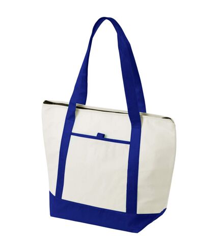 Bullet Lighthouse Non Woven Cooler Tote (Natural/Royal Blue) (44.5 x 15.2 x 34.3 cm) - UTPF1327