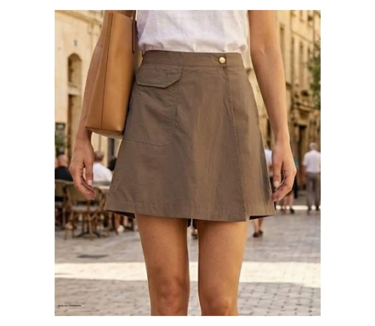 MAYFLOWER MARION2 – Jupe-short en pur coton pour un confort et un style d'été naturels-1