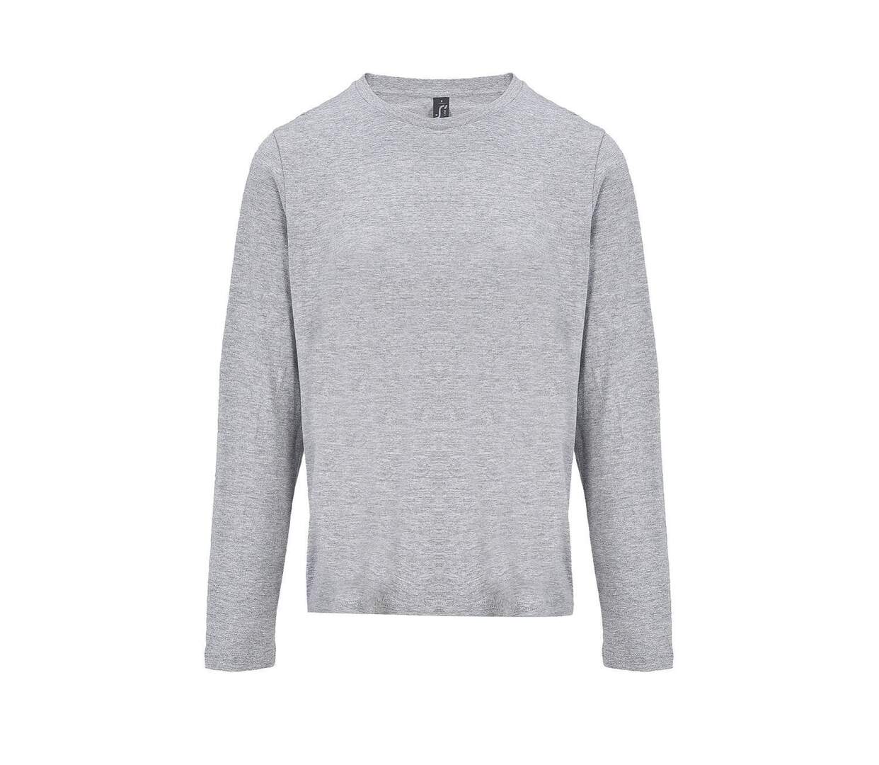 T-shirt manches longues FEMME - 04443 - gris chiné-2