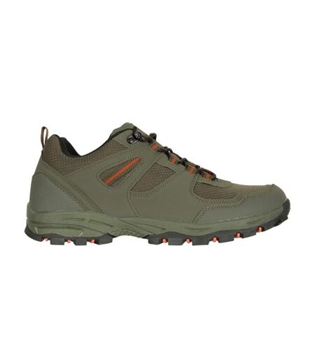 Mens Mcleod Outdoor Wide Walking Shoes Khaki Green Mountain Warehouse