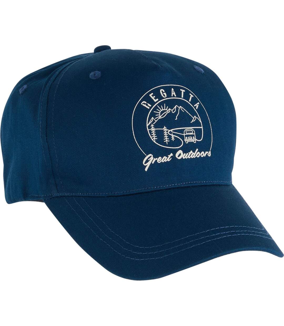 Casquette Ajustable À Logo Brodé Adulte Bleu Nuit Regatta-1