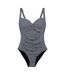 Maillot de bain 1 pièce femme bleu marine / blanc Regatta